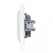 Розетка 1-м СП Минск 10А IP20 без заземл. защ. шторки бел. Basic EKF ERR10-022-100 ERR10-022-100