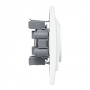 Розетка 2-м СП Минск 10А IP20 без заземл. защ. шторки бел. Basic EKF ERR10-102-100 ERR10-102-100