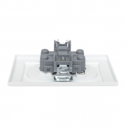 Розетка 2-м СП Минск 10А IP20 без заземл. защ. шторки бел. Basic EKF ERR10-102-100 ERR10-102-100