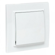 Выключатель 1-кл. СП Минск 10А IP20 бел. Basic EKF ERV10-021-10 ERV10-021-10