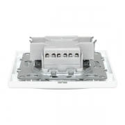 Выключатель 2-кл. СП Минск 10А IP20 бел. Basic EKF ERV10-023-10 ERV10-023-10