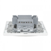 Выключатель 2-кл. СП Минск 10А IP20 с индикатором бел. Basic EKF ERV10-123-10 ERV10-123-10