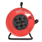 Удлинитель на катушке 4х20м с заземл. 16А IP44 Гефест 2.0 КГ 3х2.5 3.5кВт предохр. PROxima EKF UKG02-16-R325-4-20-IP44 UKG02-16-R325-4-20-IP44