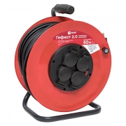 Удлинитель на катушке 4х50м с заземл. 16А IP44 Гефест 2.0 КГ 3х2.5 3.5кВт предохр. PROxima EKF UKG02-16-R325-4-50-IP44 UKG02-16-R325-4-50-IP44