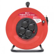 Удлинитель на катушке 4х50м с заземл. 16А IP44 Гефест 2.0 КГ 3х2.5 3.5кВт предохр. PROxima EKF UKG02-16-R325-4-50-IP44 UKG02-16-R325-4-50-IP44