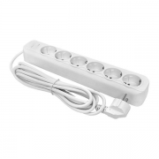 Удлинитель с сетевым фильтром 6х5м с заземл. 16А IP20 Блокбастер XL 3.2кВт ПВС 3х1 с выкл. PROxima EKF UFA16-310-6-05 UFA16-310-6-05