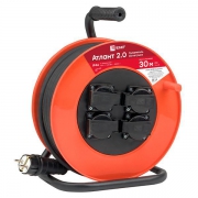 Удлинитель на катушке 4х30м с заземл. 16А IP44 Атлант 2.0 ПВС 3х1.5 3.5кВт PROxima EKF UKA02-16-315-4-30-IP44 UKA02-16-315-4-30-IP44