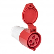 Розетка кабельная 16А 380В 3P+E IP44 EKF (214) ps-214-16-380 ps-214-16-380