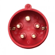 Вилка эл. каб. 16А 3P+E+N 380В IP44 (015) EKF ps-015-16-380 ps-015-16-380