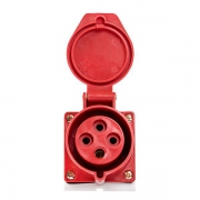 Розетка наруж. уст. 32А 380В 3P+E IP44 EKF (124) ps-124-32-380 ps-124-32-380