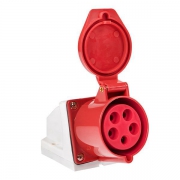 Розетка наруж. уст. 32А 380В 3P+E+N IP44 EKF (125) ps-125-32-380 ps-125-32-380