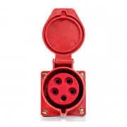 Розетка наруж. уст. 32А 380В 3P+E+N IP44 EKF (125) ps-125-32-380 ps-125-32-380