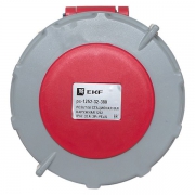 Розетка стационарная наружная 1252 3Р+РЕ+N 32А 380В IP67 PROxima EKF ps-1252-32-380 ps-1252-32-380