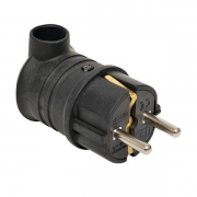 Вилка угловая 16А 2P+PE 230В IP44 каучук PROxima EKF RPS-017-16-230-44-r RPS-017-16-230-44-r