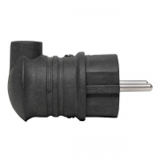 Вилка угловая 16А 2P+PE 230В IP44 каучук PROxima EKF RPS-017-16-230-44-r RPS-017-16-230-44-r