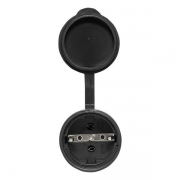 Розетка переносная 16А IP44 230В 2P+PE с защ. крышкой каучук PROxima EKF RPS-012-16-230-44-r RPS-012-16-230-44-r