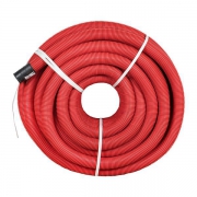 Труба гофрированная двустенная ПНД гибкая d63мм с протяжкой SN13 красн. (уп.50м) PROxima EKF tg2st-63-50m tg2st-63-50m