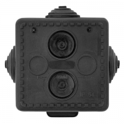 Коробка распаячная КМР-030-036 65х65х50 4 мембранных ввода черн. EKF plc-kmr2-030-036-b plc-kmr2-030-036-b