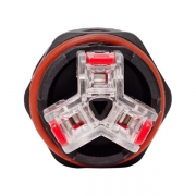 Коннектор кабельный I-образ. СМК 3PIN IP68 FreeTools PROxima EKF cct2-smk3 cct2-smk3