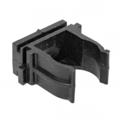 Держатель для труб (клипса) для ручного монтажа d20мм черн. Plast (уп.100шт) EKF derj-z-20s-black derj-z-20s-black