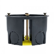 Коробка установочная КМП-020-011 для полых стен 71х45 полипропилен пласт. лапки IP30 черн. EKF plc-kmp-020-011 plc-kmp-020-011