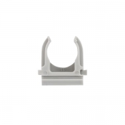 Держатель для труб (клипса) d16мм сер. (уп.100шт) Plast EKF derj-z-16n derj-z-16n