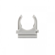 Держатель для труб (клипса) d16мм сер. (уп.100шт) Plast EKF derj-z-16n derj-z-16n