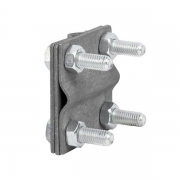 Зажим крестовидный прут-прут (3 пластины 57х57мм) HZ PROxima EKF lp-55758 lp-55758