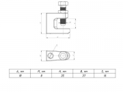 Струбцина монтажная М8 EKF SM8 SM8