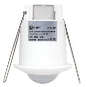 Датчик движения (ИК) MS-200 встраив. 800Вт 360град. до 6м IP20 EKF dd-ms-200 dd-ms-200