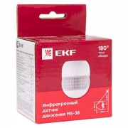 Датчик движения (ИК) MS-38 настен. 800Вт 180гр. до 12м IP44 PROxima EKF dd-ms-38 dd-ms-38
