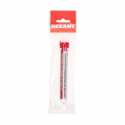 Припой без канифоли ПОС-30 10г d1.0мм (Sn30 Pb70) колба Rexant 09-3091 09-3091