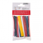 Набор трубок термоусадочных тонкостен. №2 (АВТО импорт) разноцвет. Rexant 29-0102 29-0102