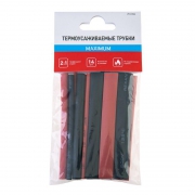 Набор трубок термоусадочных тонкостен. №6 (МАКСИМУМ) разноцвет. Rexant 29-0106 29-0106