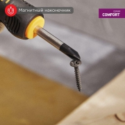 Отвертка крестовая PH 2х40мм двухкомпонентная рукоятка Rexant 12-4730 12-4730