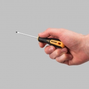 Отвертка шлицевая SL 3х75мм двухкомпонентная рукоятка Rexant 12-4721 12-4721