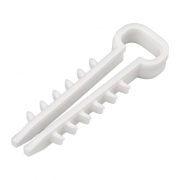 Дюбель-хомут 5-10 прямоуг. бел. (уп.100шт) Rexant 07-4610 07-4610