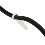 Дюбель-хомут 5-10 прямоуг. бел. (уп.100шт) Rexant 07-4610 07-4610