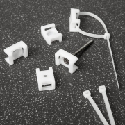 Площадка для крепления стяжки 22х16мм (ПС-2) бел. (уп.10шт) Rexant 07-2102-10 07-2102-10