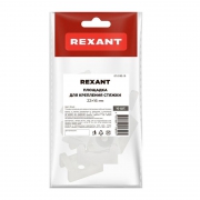 Площадка для крепления стяжки 22х16мм (ПС-2) бел. (уп.10шт) Rexant 07-2102-10 07-2102-10