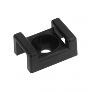 Площадка для крепления стяжки 22х16мм (ПС-2) черн. (уп.10шт) Rexant 07-2103-10 07-2103-10