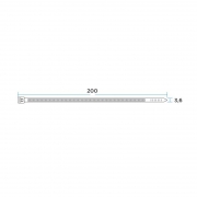 Хомут кабельный 3.6х200 нейл. черн. (уп.100шт) Rexant 07-0201 07-0201