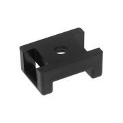Площадка для крепления стяжки 22х16мм (ПС-2) черн. (уп.100шт) Rexant 07-2103 июл.03