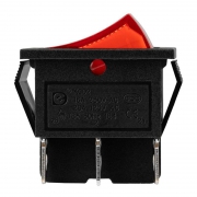 Выключатель клавишный 250В 15А (6с) ON-ON красн. с подсветкой (RWB-506 SC-767) (инд. упак.) Rexant 36-2350-1 36-2350-1