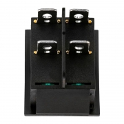 Выключатель клавишный 250В 16А (4с) ON-OFF зел. с подсветкой (RWB-502 SC-767 IRS-201-1) (инд. упак.) Rexant 36-2332-1 36-2332-1