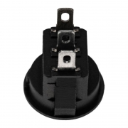 Выключатель клавишный круглый 250В 3А (3с) ON-OFF красн. с подсветкой Micro (RWB-106 SC-214) (инд. упак.) Rexant 36-2530-1 36-2530-1