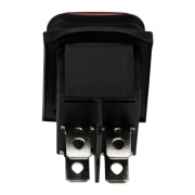 Выключатель клавишный 250В 15А (4с) ON-OFF красн. с подсветкой ВЛАГОЗАЩИТА (RWB-507) блист. Rexant 06-0307-C 06-0307-C