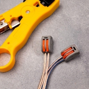 Клемма универсальная многоразовая 222-412 2-проводная 0.08-2.5(4)кв.мм (уп.50шт) Rexant 07-5252-4 07-5252-4