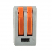 Клемма универсальная многоразовая 222-412 2-проводная 0.08-2.5(4)кв.мм (уп.50шт) Rexant 07-5252-4 07-5252-4