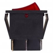 Выключатель клавишный 2-м 250В 15А (6с) ON-OFF красн. с подсветкой (RWB-511 SC-797) Rexant 36-2410 36-2410